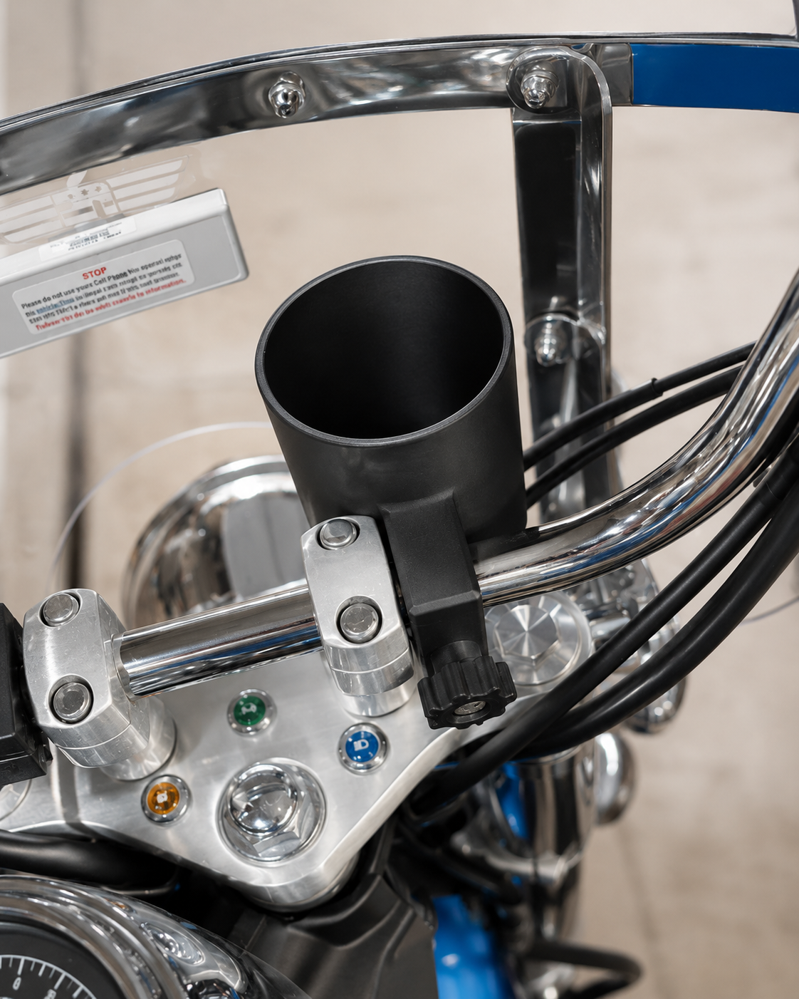 Motorcycle Cup Holder - Universal Size for All Drinks